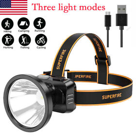 80ve2lpjs8avv Headlamp Superfire Headlight Waterproof Head Torch Lamp Flashlight Work Light