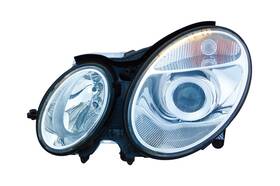 2118200361 Headlightsdepot Headlight - Fit For Mercedes E-class 2003-2006 Chrome Halogen Driver Side
