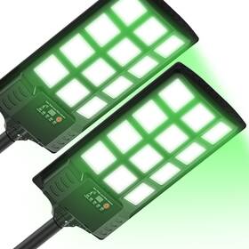 Lm-2p Heisolcool Hog Light For Night Hunting 18000lm Powered Feeder Green Solar Lights