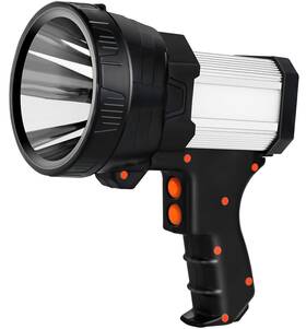 Sdt001 Hengulus Rechargeable Spotlight Super Bright 6000 Lumens Led Searchlight Handheld Fold