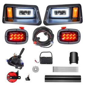 Hhlzm 761152533982 Led Headlight And Tail Light Kit For Yamaha G14 G16 G19 G22 Golf Cart Includes