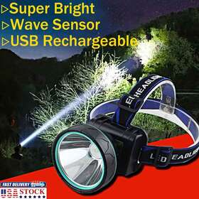 N2jk07p5m17ob Hi Motors Usb Rechargeable Headlamp Waterproof Led Headlight Head Light Torch Flashlight