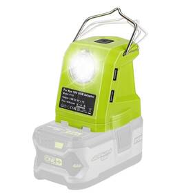 P743 Hiesuan Portable Flashlight For Ryobi 18v Battery 420lm Led Work Light With 2 Usb Po