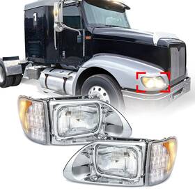 Mz-9953-l High Soar Mz-9953-l/r Led Headlights Assembly For International 5900 9200 9400 Headlamp F