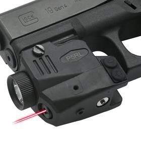 P5rl Hilight 712392299961 - Tactical 400 Lumens Strobe Flashlight And Single Red Laser W