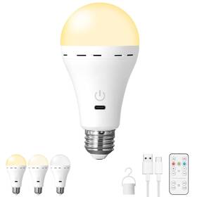 Hjlb002 Hojoyri 1packs Magic Rechargeable Light Bulbs With Remote Control E26 Cordless Batte