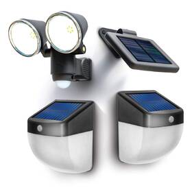Eli0980g Home Zone Security Solar Wall Lights - Intelligent Linkable Motio