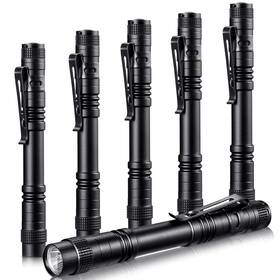 Pen-04 Honoson 6 Pieces Led Pen Light Flashlight Small Mini Pocket