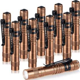 Hortsun-wa-4.20 Hortsun 10 Pcs Mini Flashlight Bulk Led Pen With Pocket Small