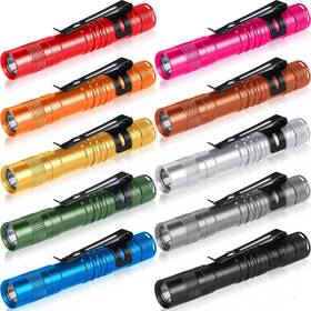 Wa-hortsun-1590 Hortsun 10 Pcs Mini Flashlight Bulk Led Pen With Pocket Small