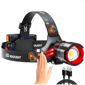 Td-01 Hqdz-td Headlamp.usb Rechargeable Headlamp.ultra Bright Head Lamp 90000 Lm Max.super