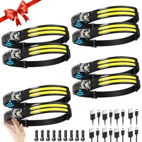 Jdh-8 Hsjdh Rechargeable Headlamp 8 Pack Led Headlight Flashlight Super Bright With 230