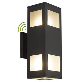 Hcwlf044b Huneason Outdoor Wall Light Dusk To Dawn Fixture 13 Inch Waterproof Black