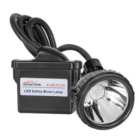 Kl6m.plus Hunting Friends 689771823850 Superbright Rechargeable Mining Headlamp Waterproof Black