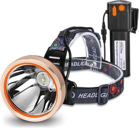 Hunting Friends 698253299502 High Power Led Headlamp Rechargeable Headlight Waterproof Head Yellow Light