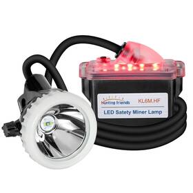Kl6mhf Hunting Friends Superbright Led Mining Headlight High Lumen Rechargeable Miner Lamp Hard Hat