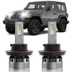 Huohd-h417 Huokeds Fits For 2019-2025 Jeep Wrangler Jl Hi/lo Dual Beam Lights 300% Super Bright