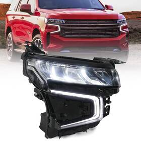 Cvta0004 Huray Headlight Assembly Fit For Chevy Tahoe/suburban 2021 2022 2023 Rh Full