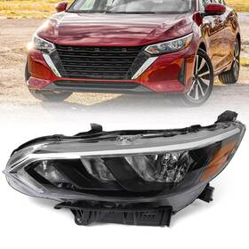 H-rcxy-24dd-d Huray Left Halogen Headlight Assembly Fit For Nissan Sentra S/sv 2024 2025 Lh
