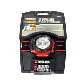 Husdl3as Husky 039800025227 Led Headlight 2006 Battery Operated 2 Leds Pivoting Head New