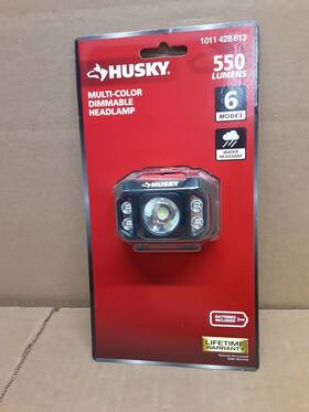 1011 Husky 820909913986 Multi-color Dimmable Headlamp 428 813 550 Lumens