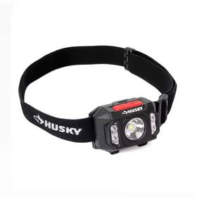91398 Husky 820909996392 550 Lumens Compact Multi-setting Dimmable Headlight