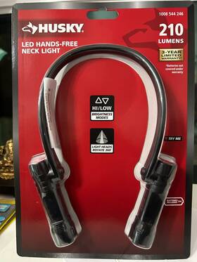 Nl210hd Husky Neck Light Universal Fit 210 Lumens Durable And Water Resistant Brand New