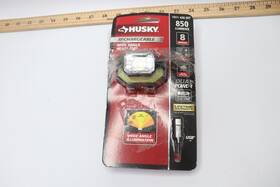 Pvl-hlp-0006 Husky Dual-power Rechargeable Led Headlamp Black 850lm - With Charger