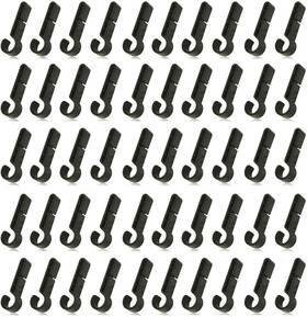 Head50100 Hyamass 50pcs Helmet Clips For Headlamp Led Light Durable And Lightweight