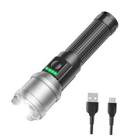 Ibfla-c5000001 Ibfla Rechargeable Flashlight 10000 High Lumens Super Bright Compact
