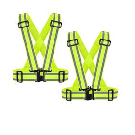 Ca-5um7-w8hf Idou High Visibility Safety Vest 2pack Reflective Running Gear For Walk... Fast Ship