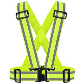Dyrvyx123 Idou High Visibility Reflective Safety Vest Lightweight Adjustable And Elastic H