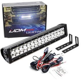 35-960 Ijdmtoy Lower Grille Mount Led Light Bar Compatible With Gmc 2015-2019 Sierra