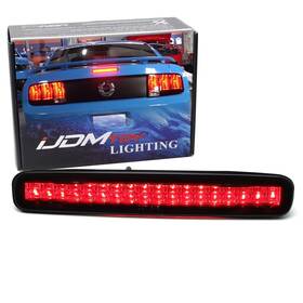 Ijdmtoy 72-015b-smoked Smoked Lens Chrome Reflector Full Led 3rd Brake Light Compatible With