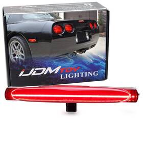 72-111-smoked Ijdmtoy Smoked Lens Race Car Style Strobe Featured Led Trunk Lid High Mount T