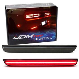 75-457-smoked Ijdmtoy Smoked Lens 40-smd Full Led Rear Bumper Reflector Light Kit Compatibl