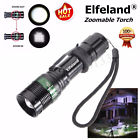 Ijo3596697 Elfeland Zoomable Tactical Led Flashlight Torch Rechargeable Light 8139382263290