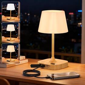 G-300 Imagoa Outdoor Table Lamp - 8000mah Cordless Rechargeable Battery Dimmable Led Displ