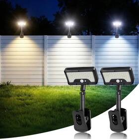 Imaihom Im-001b-sh Clip On Solar Lights Outdoor With Motion Sensor 92 Led 600lm F