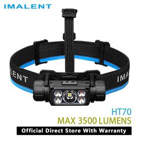 Ht70 Imalent Led Rechargeable Headlamp Flashlight Bright Head Lamp 3500lumen