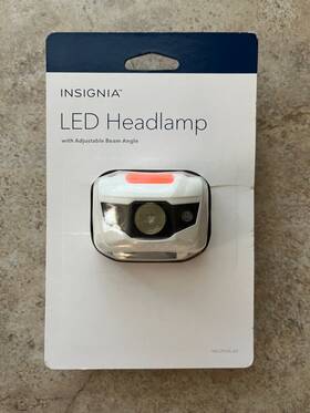 Ns-cflhl-60 Insignia New Sealed - Led Headlamp White/gray/orange