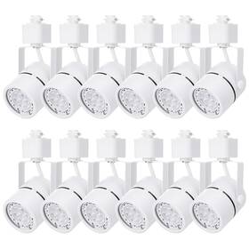 Tr5000k12 Intwell 12 Pack Led Track Light Heads 7w Dimmable Lighting H Type For
