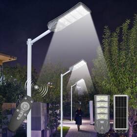 Iodoo 767461376326 40000lm Solar Street Light Aluminium Outdoor Motion Sensor Waterproof