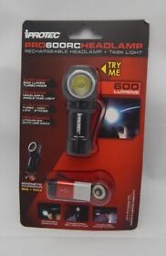 Pro600rc Iprotec Headlamp Rechargeable Task Light 6 Lumens Hands-free New