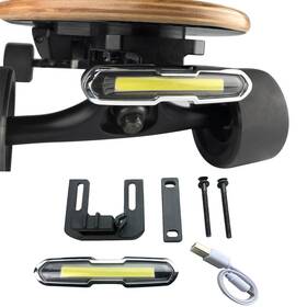 Pj00101 Iwonder V2.0 Skateboard Lights Waterproof Brightness Usb Rechargeable Safety
