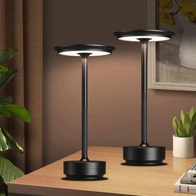 Awk-tl006-bk-2p Jdvads Cordless Table Lamps 2 Pack Rechargeable Portable 5000mah Battery Ligh