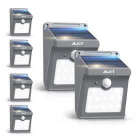 5w-6p Jejot 6 Pack Solar Motion Lights Outdoor Waterproof With Super Bright Leds 270