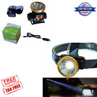 Jjztcvu2bw Odear Rechargeable Headlamp Spotlight Battery Powered Head Torch Led Hiking