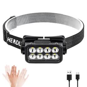Kaafang 215378434744 1 Pcs Rechargeable Headlamp Flashlight 1000 Lumen Bright Led Head Lamp 120