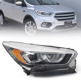 Kachir K-ftyh-17dd-z-rh Halogen Headlight For Ford Escape 2017-2019 With Led Drl Front Light Headlamp Ri